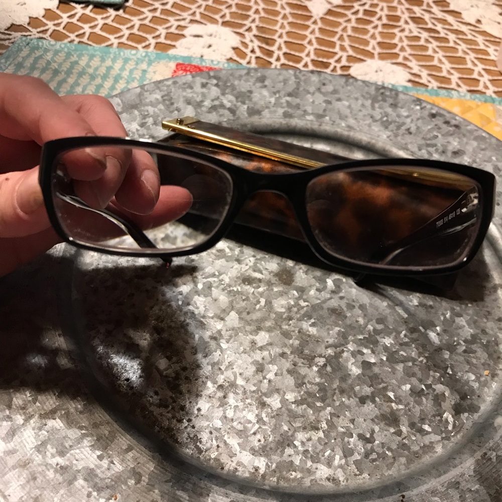 Prescription Tory Burch eyeglasses and case